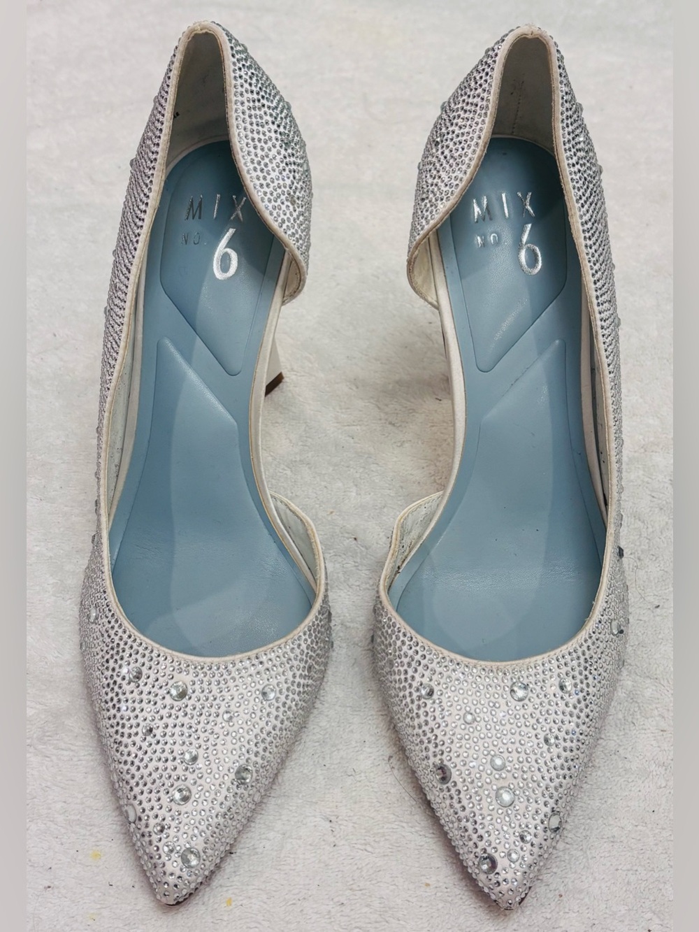 Almost Brand New Sparkling Heels By Mix No. 6 - Size 10M - Heel 4 Inches- Box 2